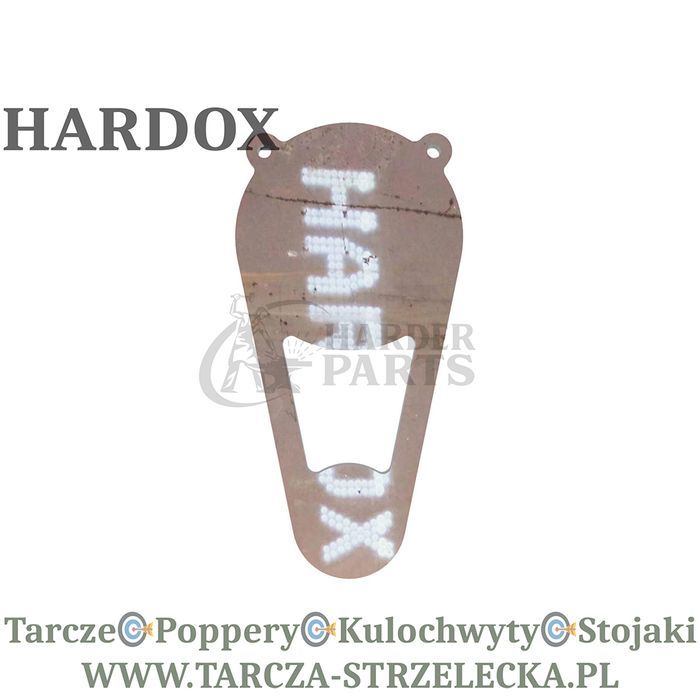 Tarcza strzelecka gong popper strzelecki 2 kółka 400mm HARDOX 550