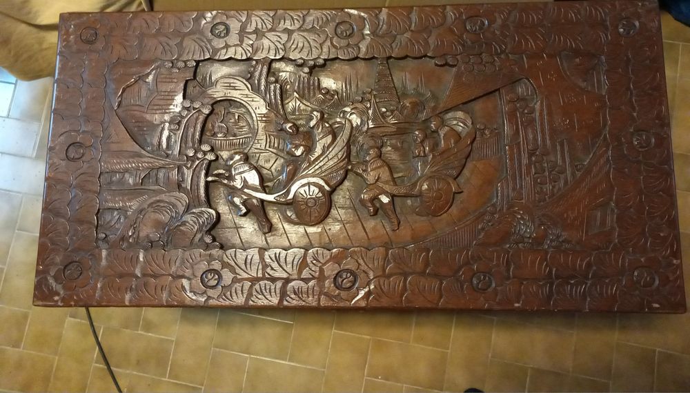 Arca de madeira teca