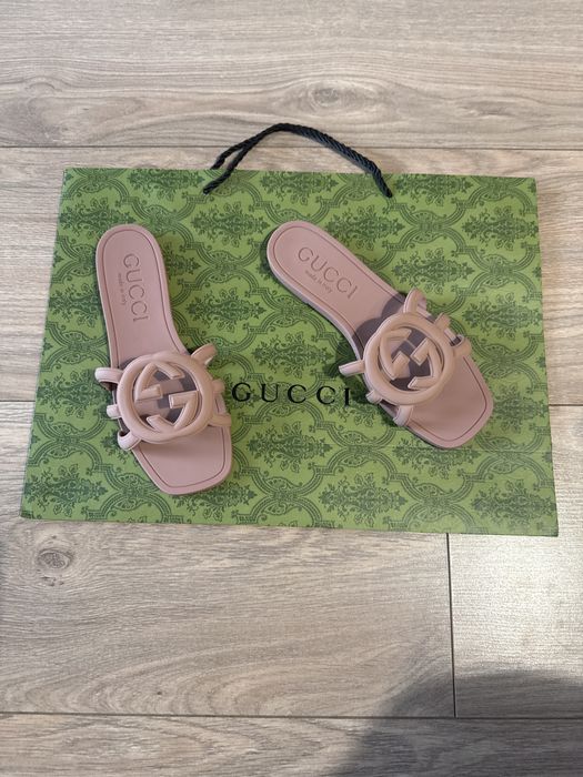 Klapki gumowe Gucci
