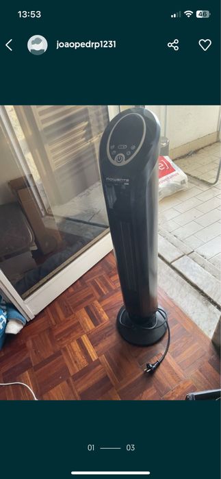 Coluna de ar Rowenta S09420F0 Intense Comfort