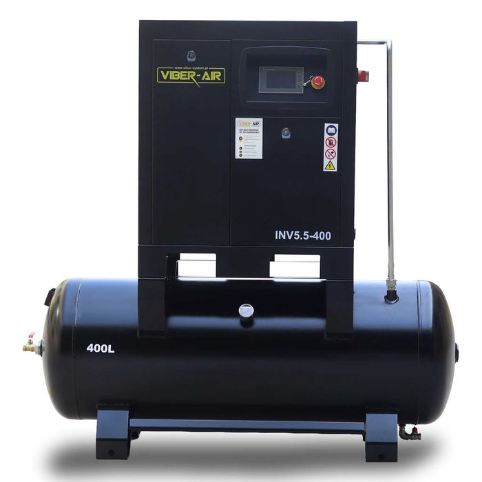 Viber-Air INV5.5-400 Kompresor Śrubowy z falownikiem 5,5 kW 360L 400V