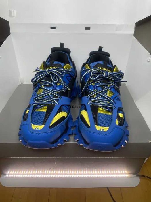 Balenciaga Track LED Blue Yellow Black (читайте опис)