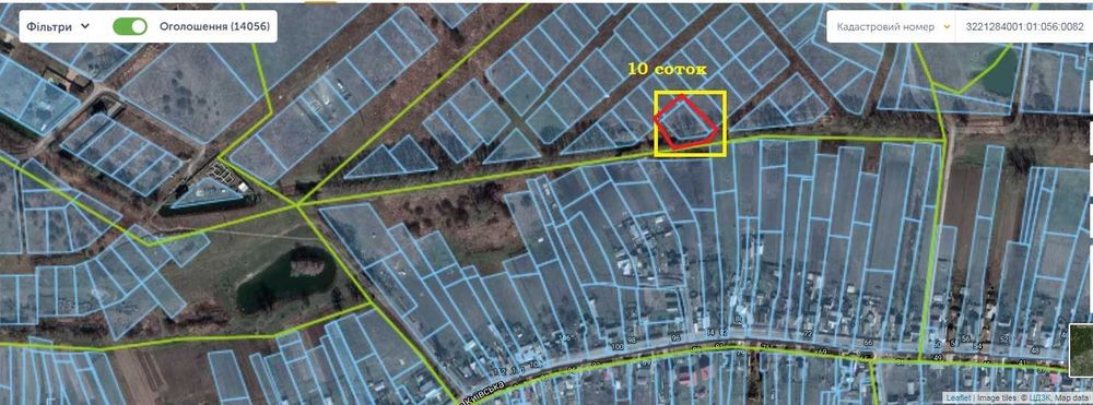 Ділянка 10 сот Київ-3км Княжичі Броварський р-он
