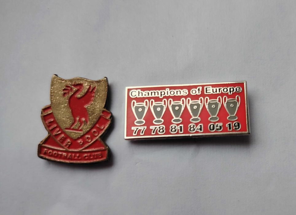 Liverpool FC historyczny herb pin zestaw 2 szt.