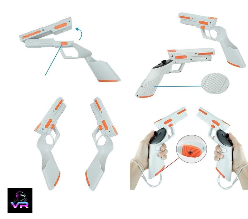Meta Quest 3, 3S пістолети 2 шт. Gun Stock Grips Oculus