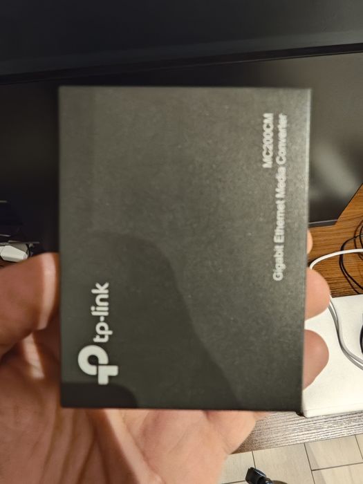 Dwa gigabitowe media konwertery TPLink