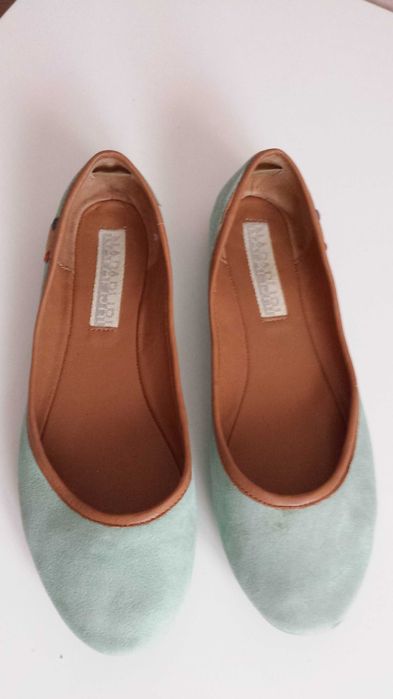 Baleriny niebieskie turkusowe miętowe 36 Napapijri