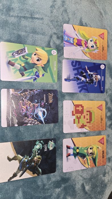 Cartas amiibo zelda