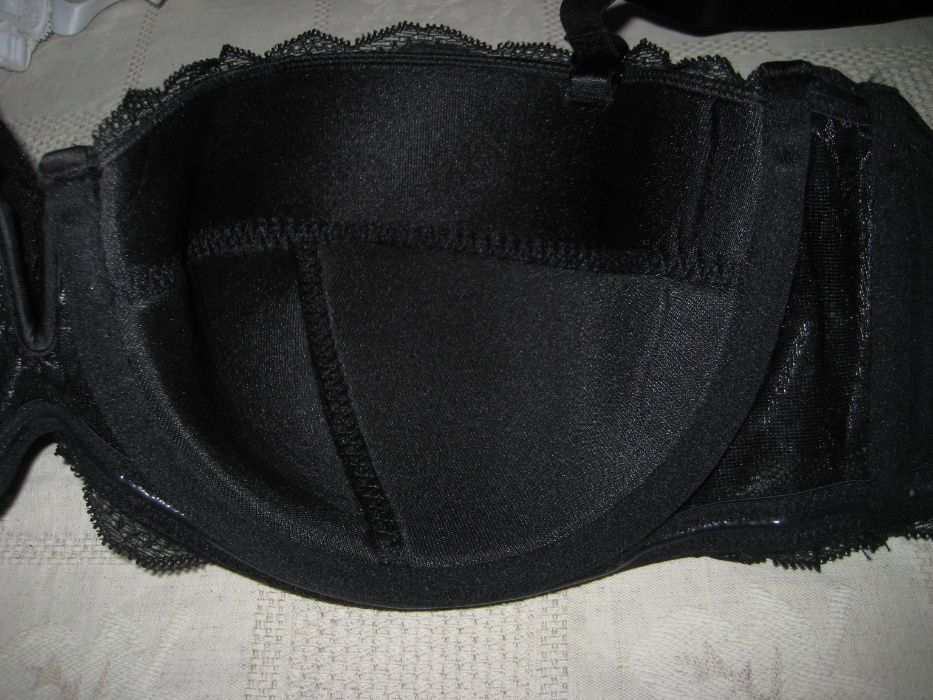 Stanik 80E 80G 36E strapless samonośny odpinane ramiączka