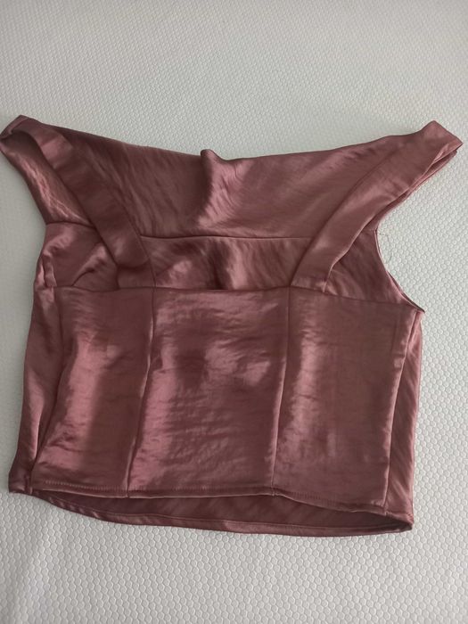Top castanho, Zara, Tam XS, NOVO (Portes incluídos)