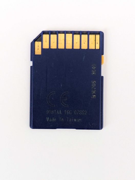 CD card hc карта пам'яті 16 gb Transcend сд карточка фотоапарата синя