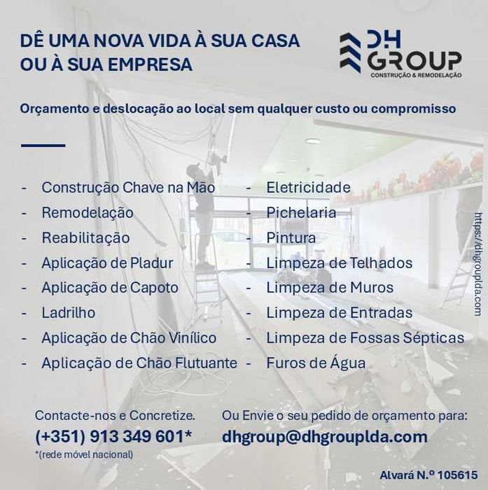 DH Group Recruitment & Building - Empresa de Construção Civil