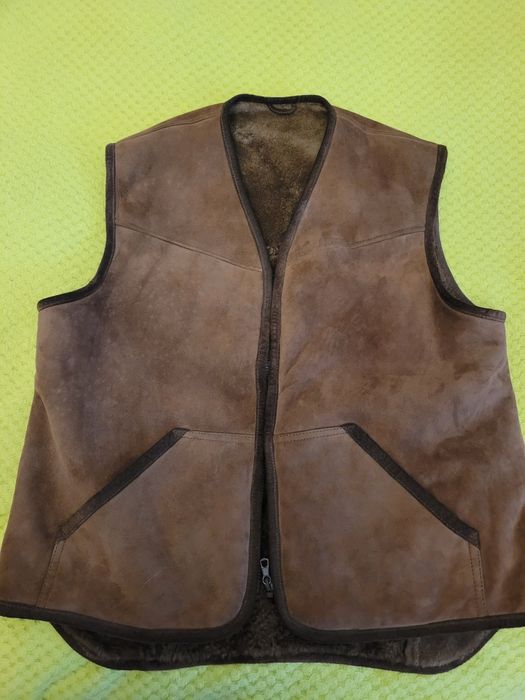 Serdak kożuch skórzany