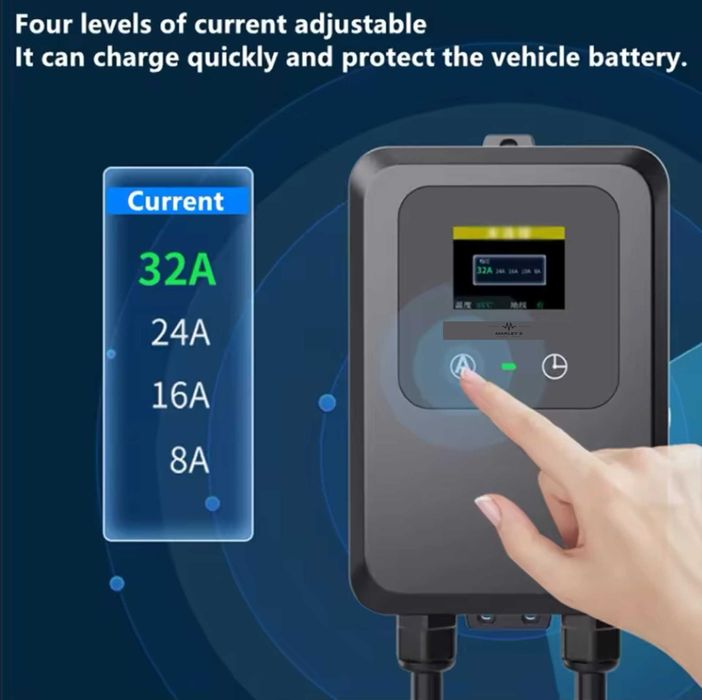 Wallbox Carregador Parede - 7 kw - 32 A - c/ 10 METROS Cabo