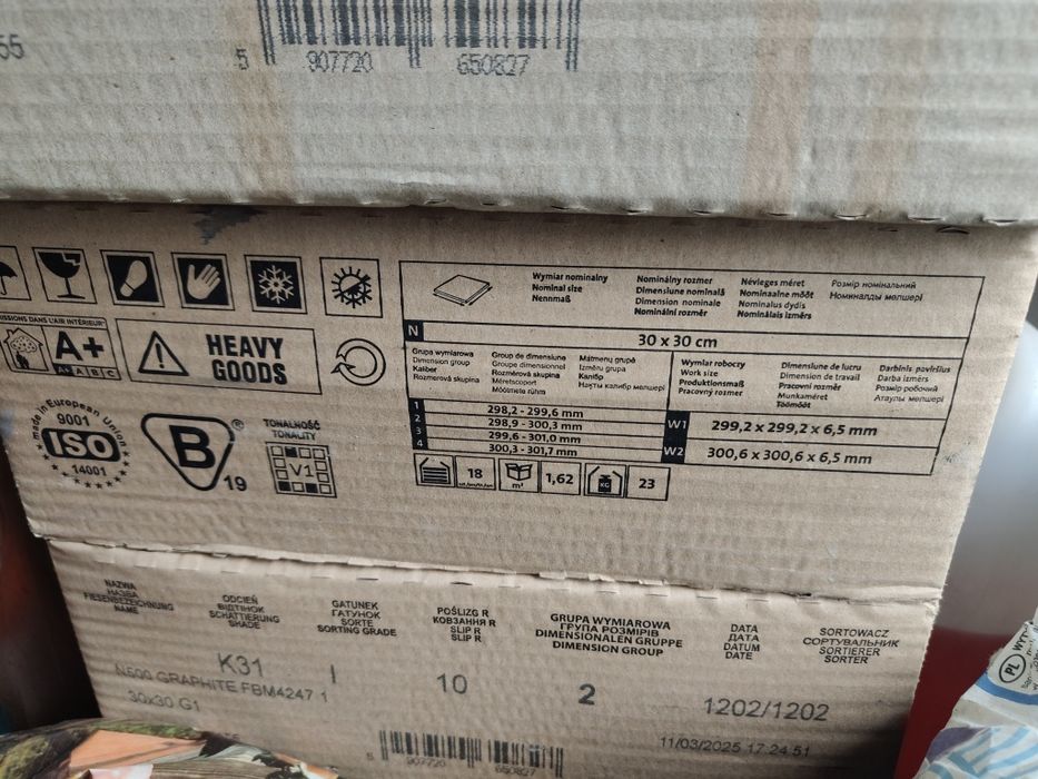Gres techniczny Cersanit graphite 30x30