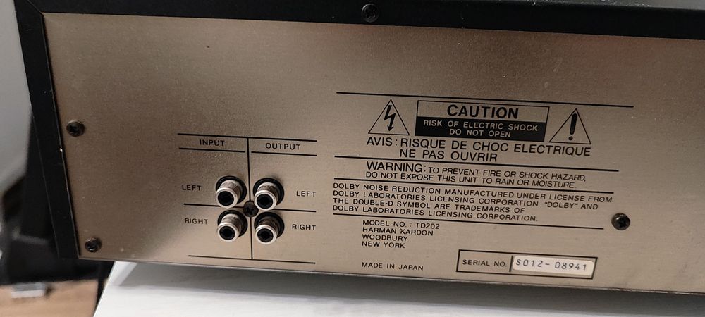 Magnetofon Harman Kardon TD202