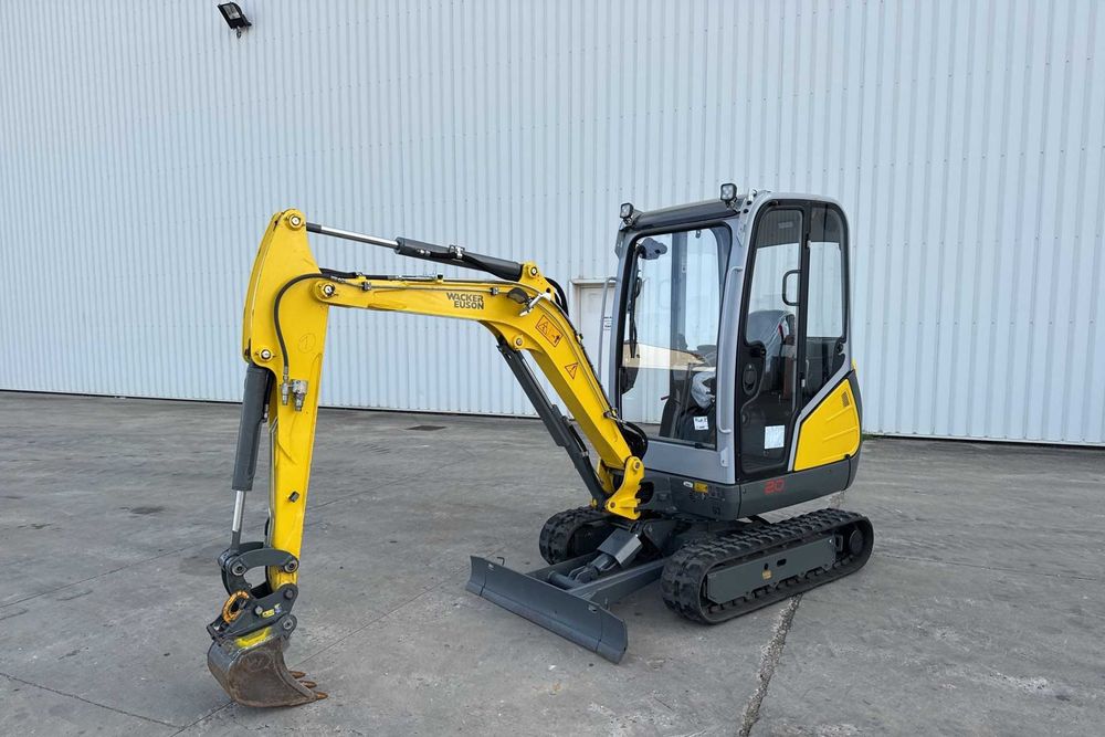 2023 Wacker Neuson ET20 Mini Excavator — 900 м/г, Swing Boom, Hydraulic Quick Coupler