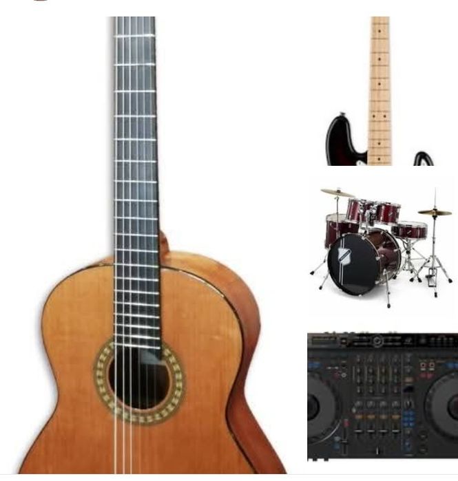 Aulas de Música.