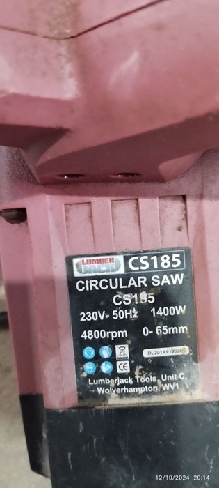 Serra circular elétrica 1400W. Em Loulé.