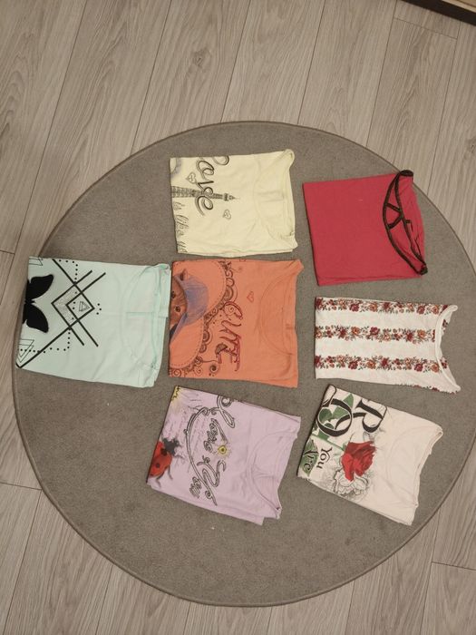 Koszulki damskie rozmiar M, zestaw