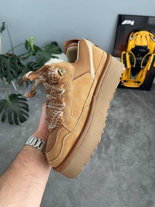 Уггі UGG Lowmel Sneaker Platform Chestnut premium угги