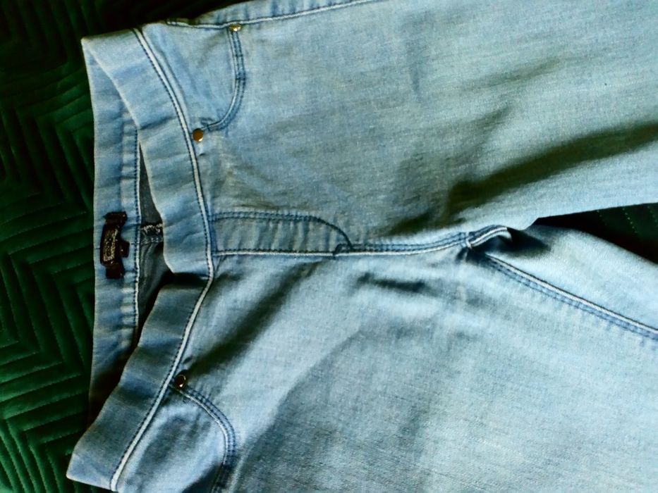 Jeansy stretch rurki, rozmiar 152