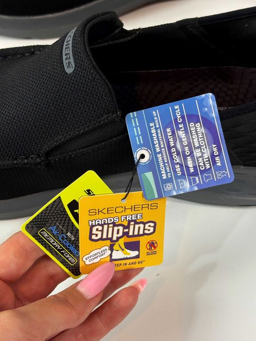 Чоловічі текстильні мокасини туфлі Skechers Parson 50.5 розмір