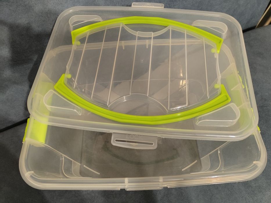 Контейнер для хранения с кришкой АлПластик Handy Box 14л 214x267x374мм