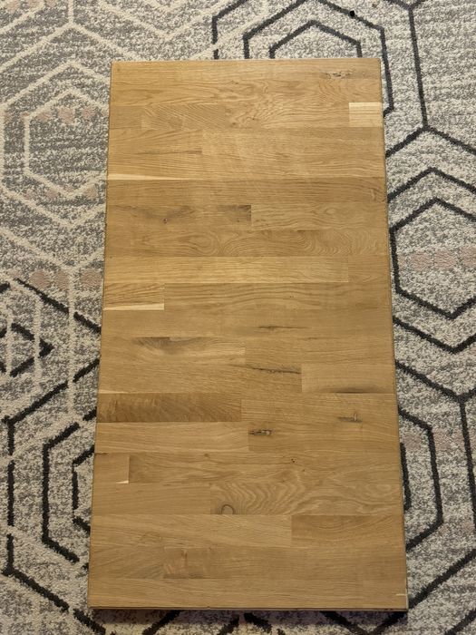 Дуб масив полотно дошка 101*53,5*4,5 см