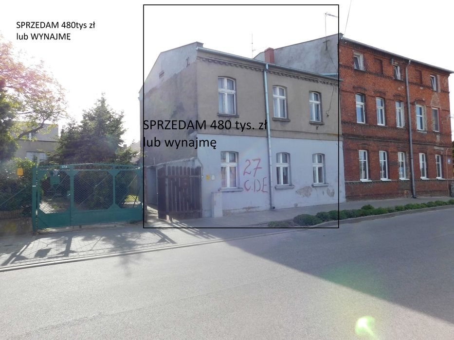 Dom na wynajem z dużą działką w centrum Inowrocławia