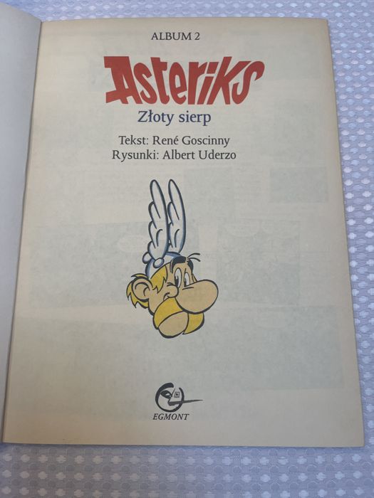 Asteriks Złoty sierp tom 2 komiks wydanie z leksykonem