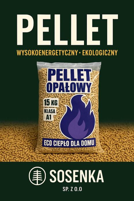 Pellet ENplus A1 | 6 mm | Dostawa | Paleta | Najlepsza jakość