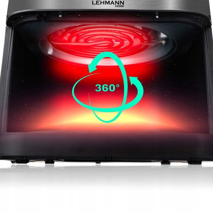 nowa frytkownica beztłuszczowa airfryer 8l lehmann 12 programów