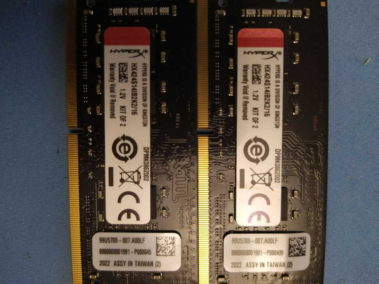 Оперативная память HyperX Impact SO-DIMM DDR4 2666MHz 16GB Kit 2x8GB: 1 ...