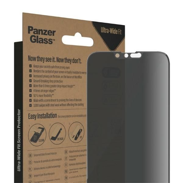 PanzerGlass Ultra-Wide Fit iPhone 14Plus / 13 Pro Max 6,7 Privacy Screen Protection Antibacterial P2773