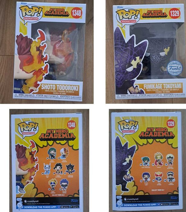 Funko - Pop! Originais Novos - One Piece, Hunter X e My Hero Academy