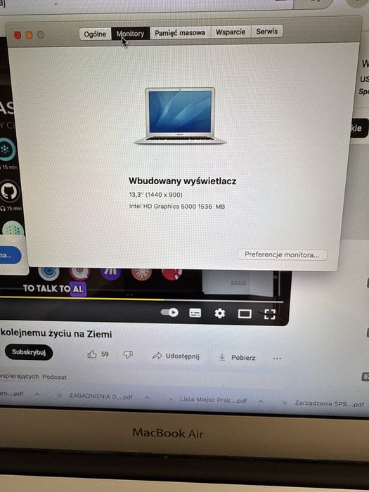 MacBook air laptop