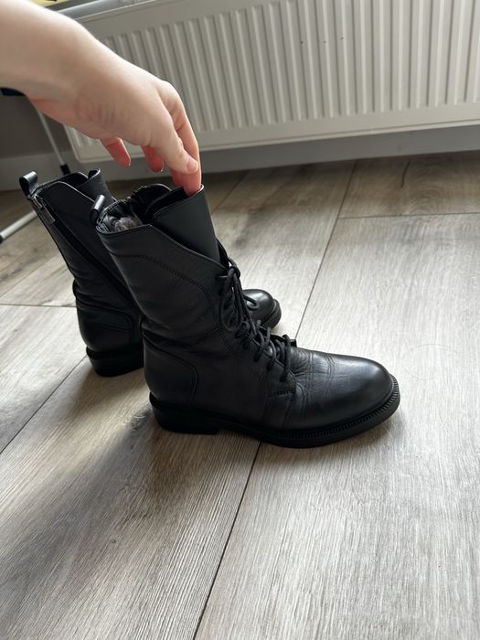 Ботінки черевики зимові шкіряні