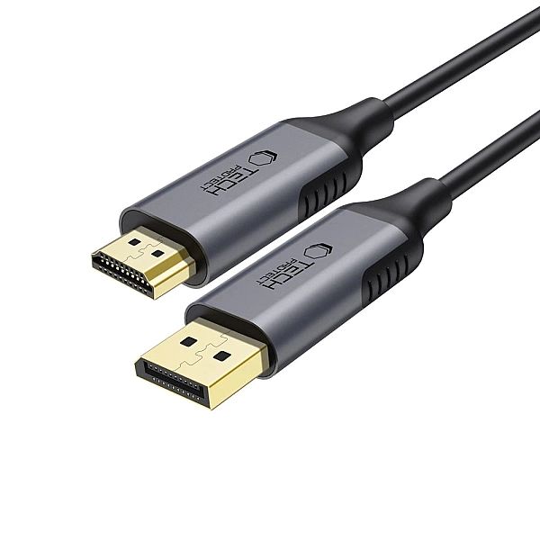 Kabel Tech-Protect UltraBoost DisplayPort / HDMI 2.0/4K 60Hz 2m - czar