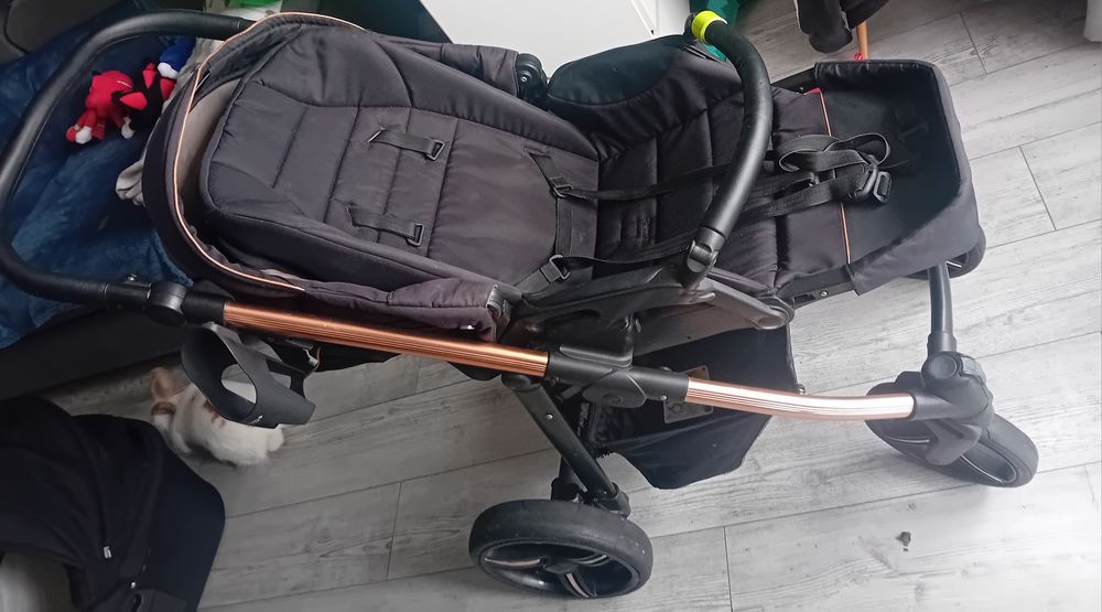 Wózek spacerówka plus gondola Bebetto Nico Stilo