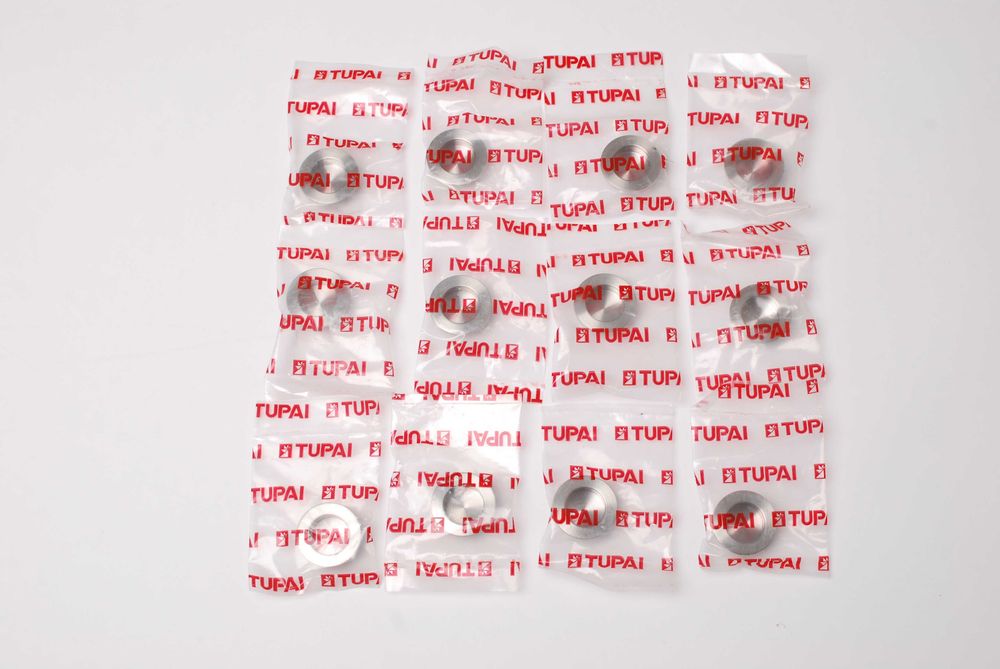 12 Puxadores de embutir/Asas de embutir em inox da TUPAI