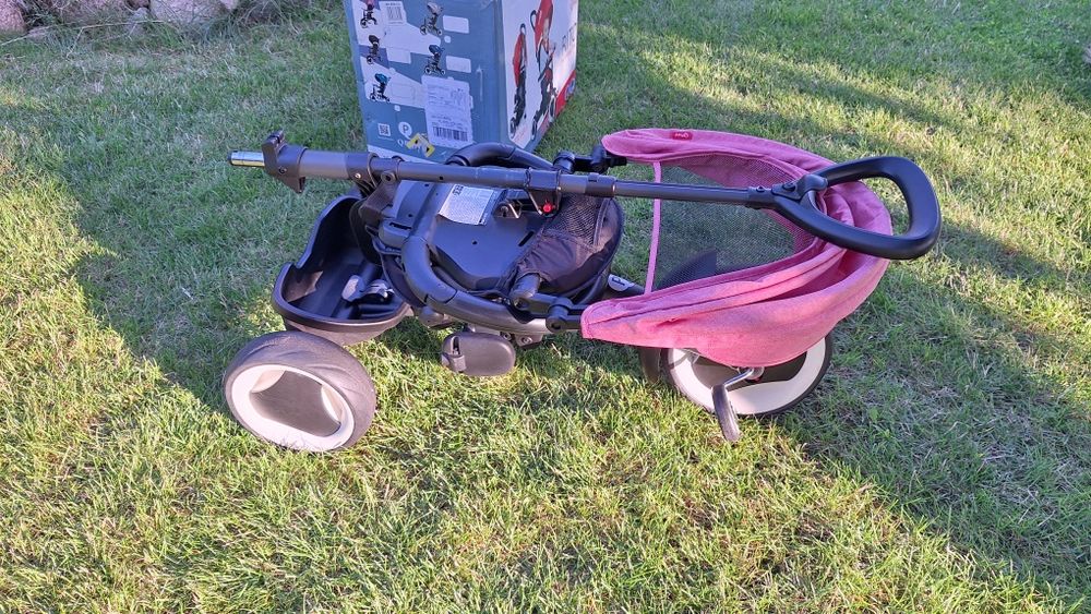 Rowerek trójkołowy RITO QPLAY - różowy