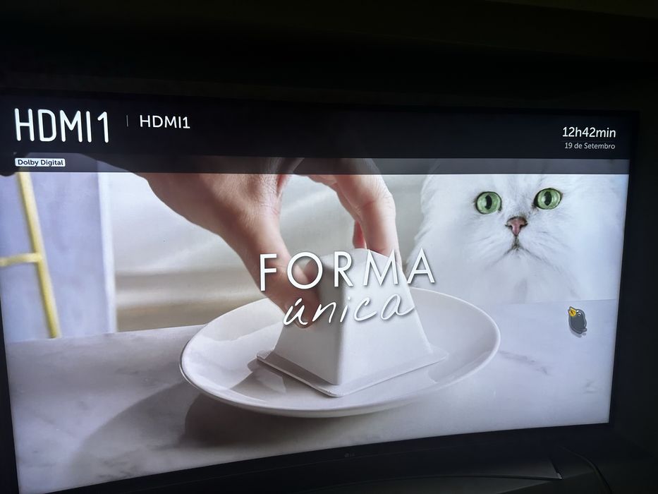 Smart TV LG curve  4K * 55 polegadas LG 55UG870V