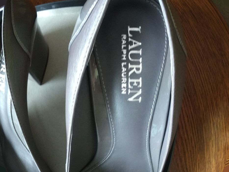 Buty pantofle damskie nowe skórzane  Ralph Lauren 39