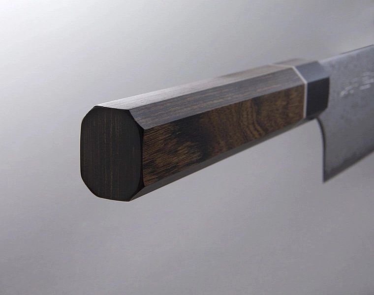 Nóż kuchenny Suncraft SENZO BLACK Santoku small 143 mm [BD-03]