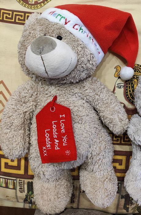 Новорічні м'які іграшки, кінь, ведмеді