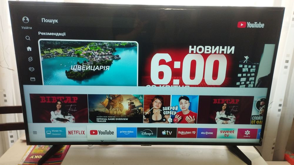 Телевізор Samsung ue43nu7120
43 дюймів, smart , wi fi,4k, uhd ,повністю