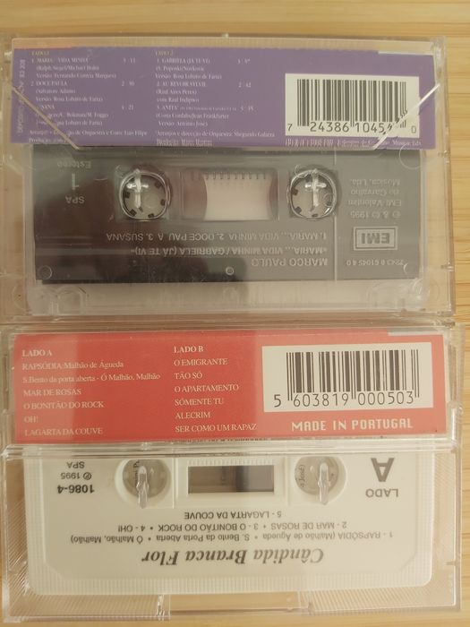 Vendo Cassete Música (Marco Paulo e Cândida Branca Flor)