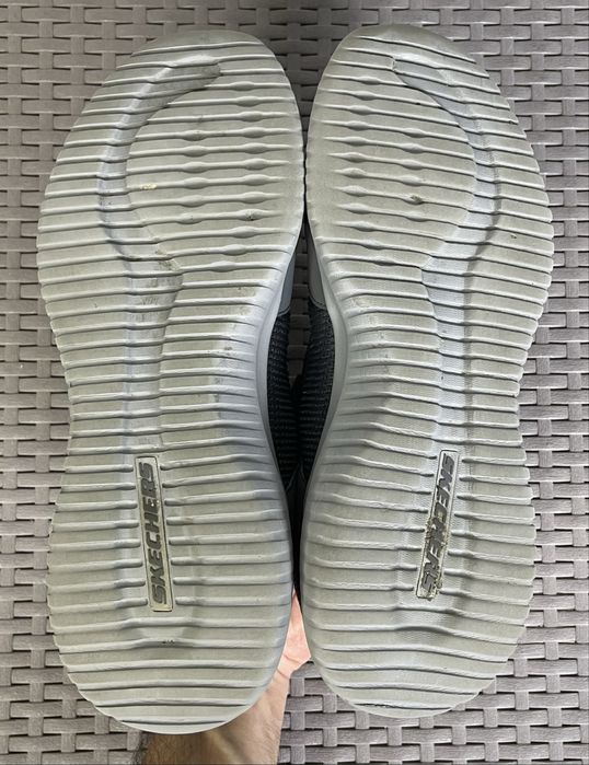 Skechers кроссовки 43 размер спортивные серые