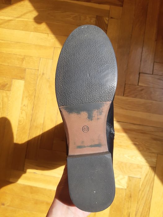 Mazaro wloskie ocieplane kozaki z naturalnej skóry. Jak Massimo Dutti